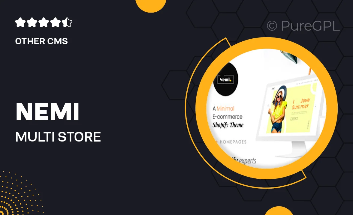 Nemi | Multi Store Responsive Shopify Theme