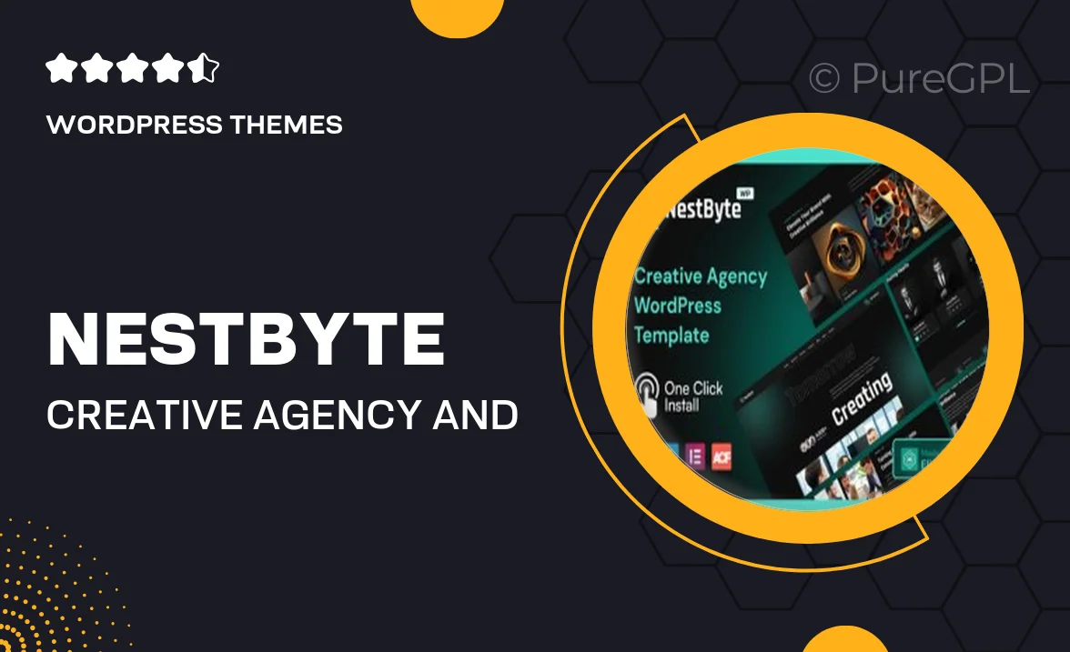 Nestbyte – Creative Agency and Startup WordPress Theme