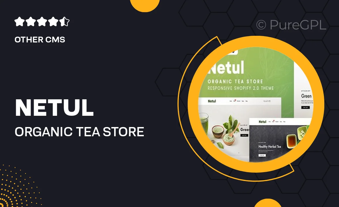 Netul – Organic Tea Store Shopify 2.0 Theme