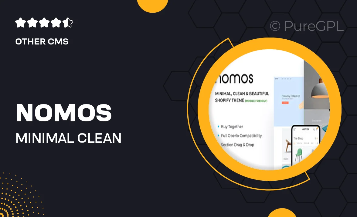 Nomos – Minimal, Clean & Beautiful Shopify Theme