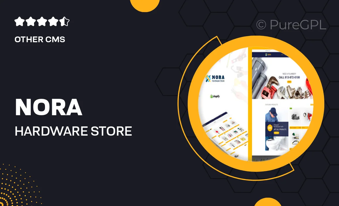 Nora – Hardware Store Shopify Theme