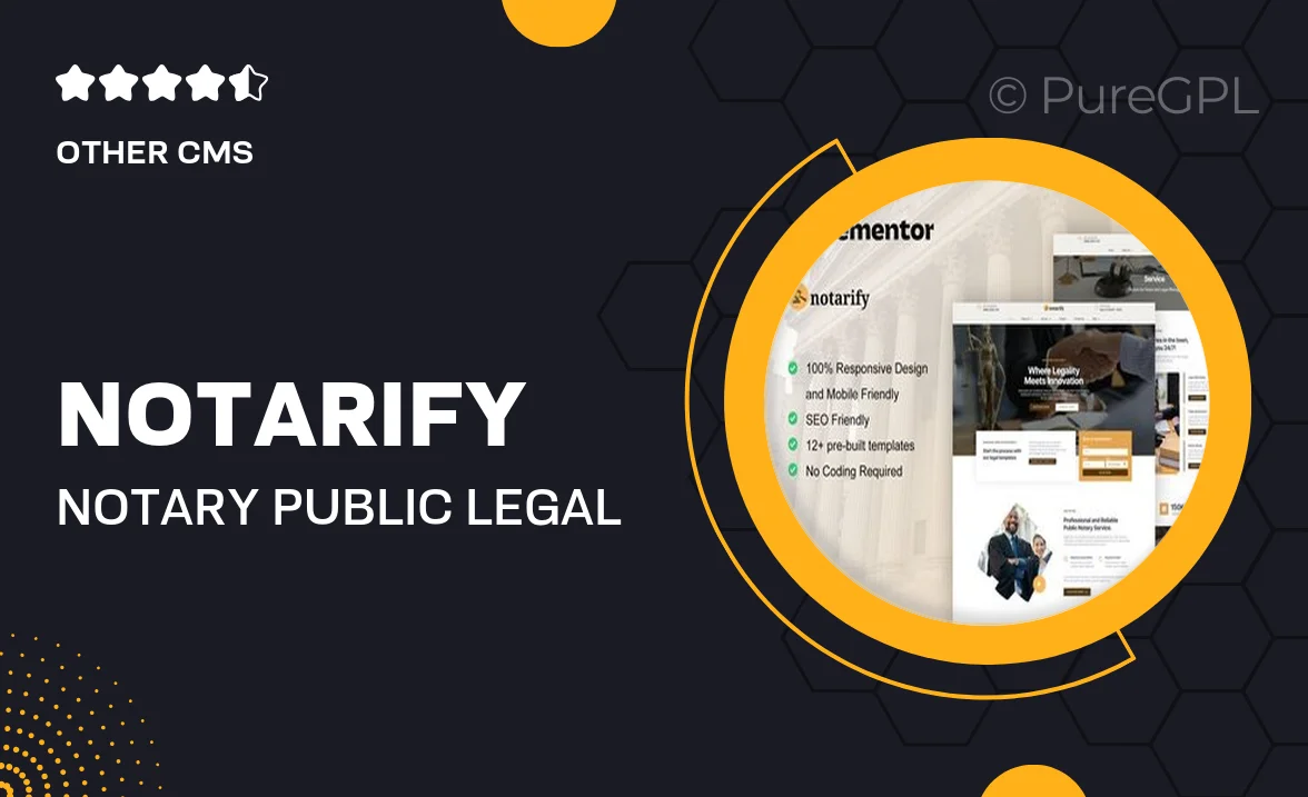 Notarify – Notary Public & Legal Services Elementor Template Kit