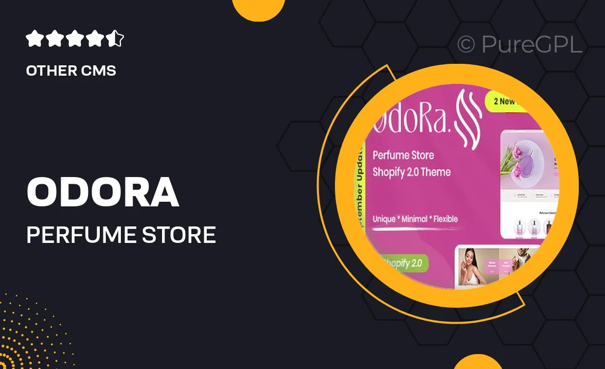 Odora – Perfume Store Shopify 2.0 Theme