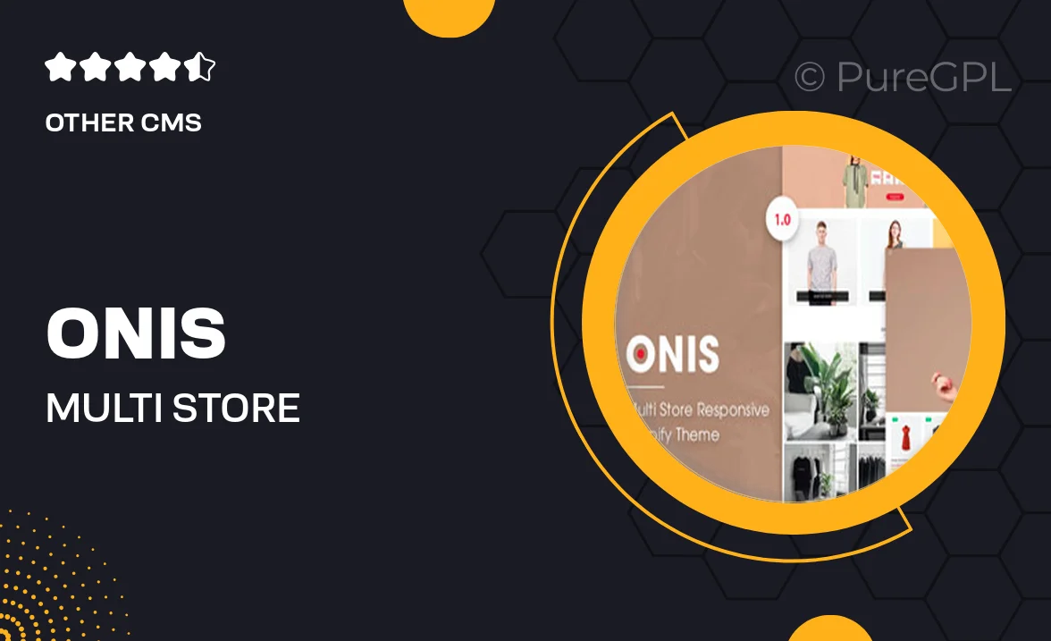 ONIS | Multi Store Responsive Shopify Theme