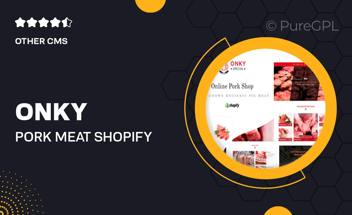 Onky | Pork, Meat Shopify Theme