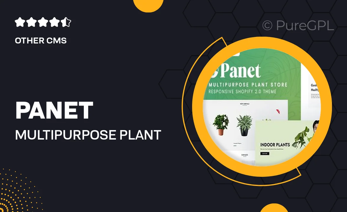 Panet – MultiPurpose Plant Store Shopify 2.0 Theme