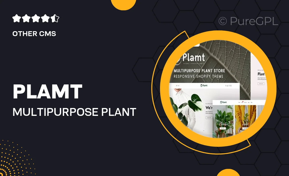 Plamt – MultiPurpose Plant Store Shopify 2.0 Theme