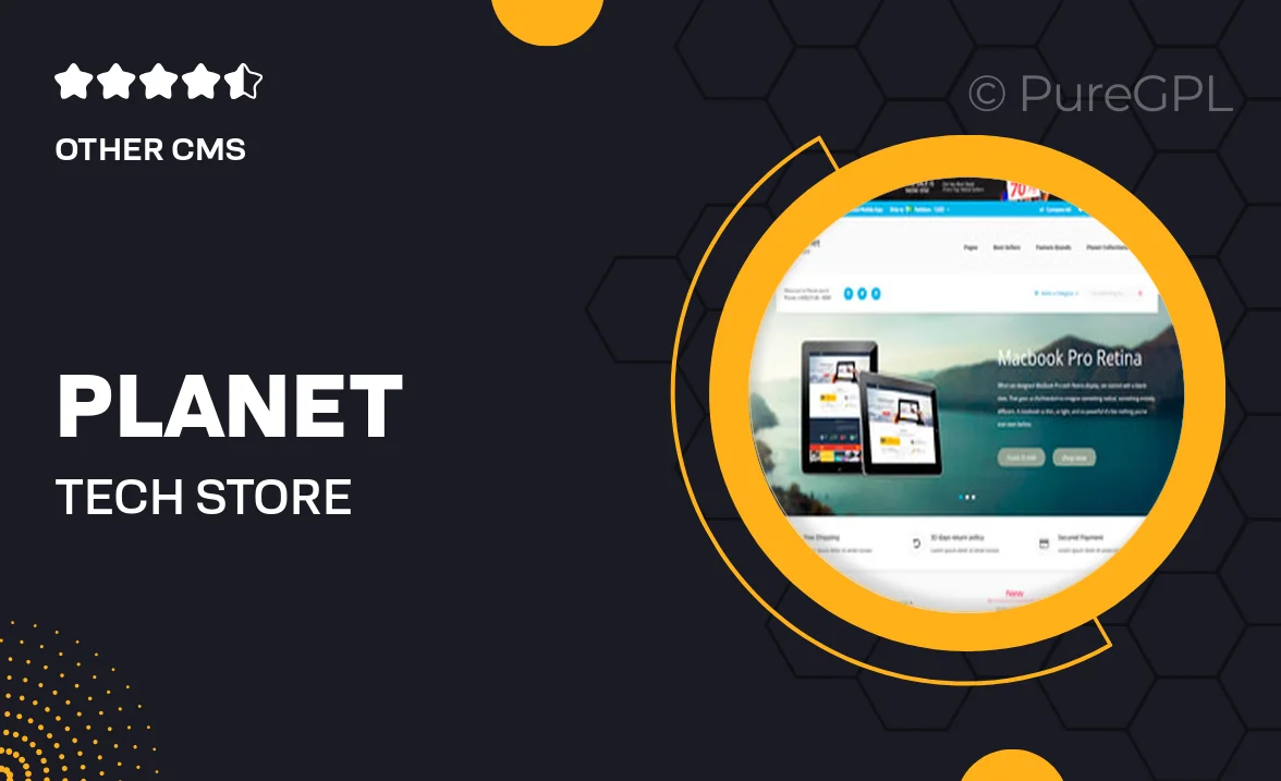 Planet – Tech Store eCommerce Shopify Theme