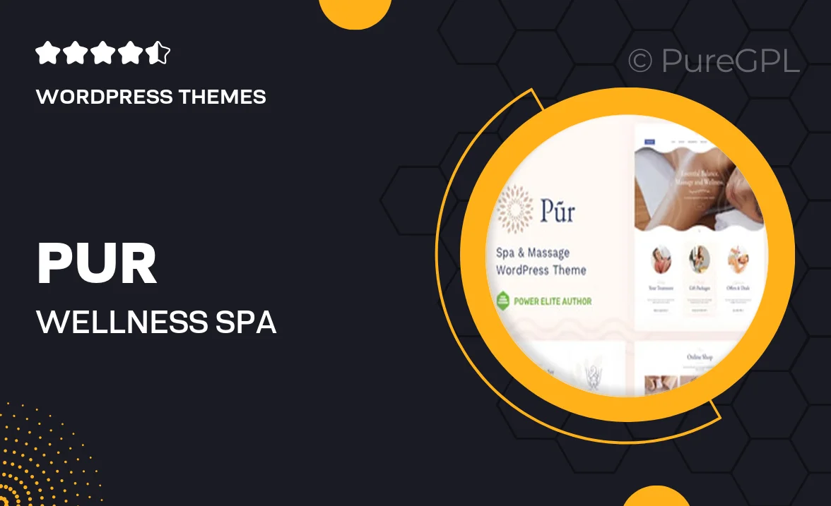 Pur – Wellness & Spa WordPress Theme