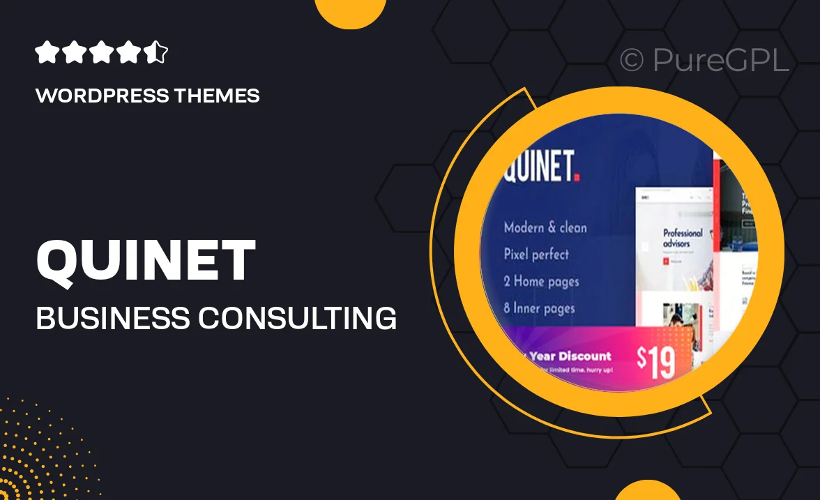 Quinet – Business Consulting WordPress Theme