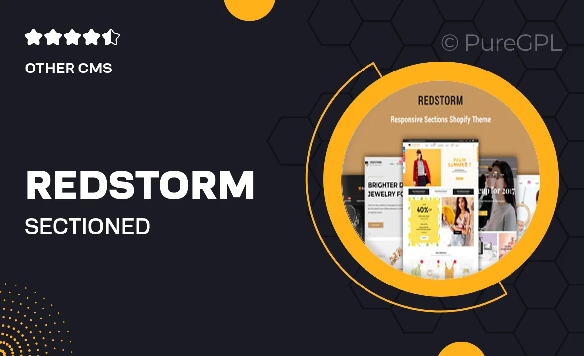 RedStorm – Sectioned Responsive Shopify Theme