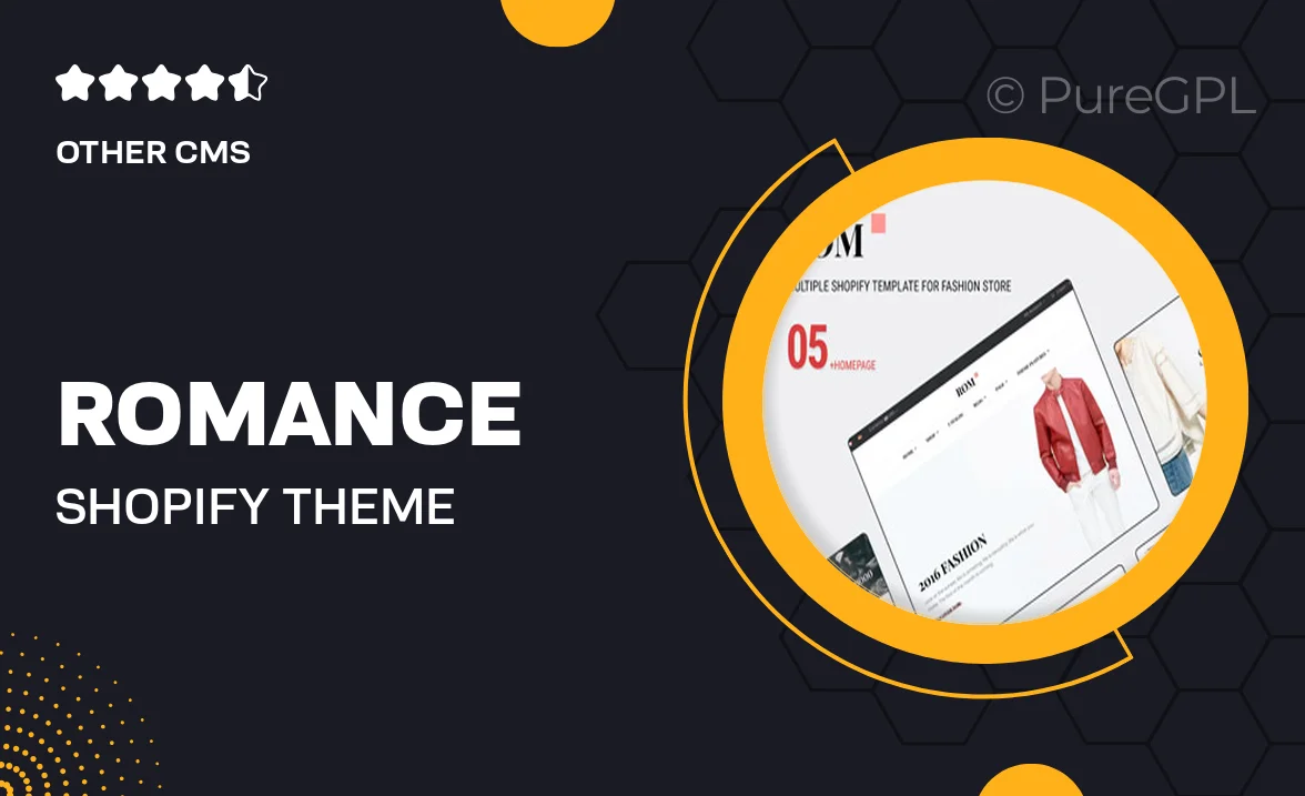 Romance Shopify Theme