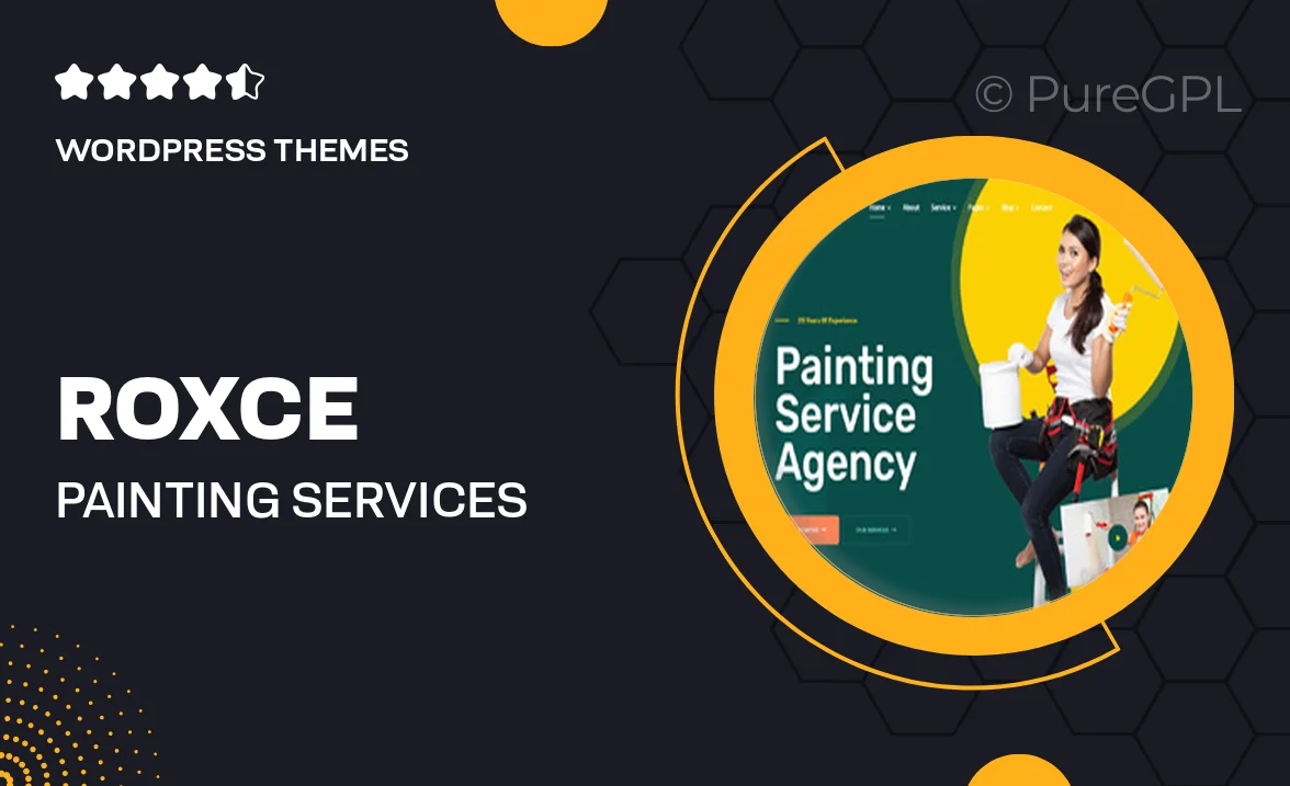 Roxce – Painting Services WordPress Theme