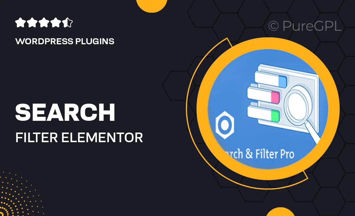 Search & Filter | Elementor Extension