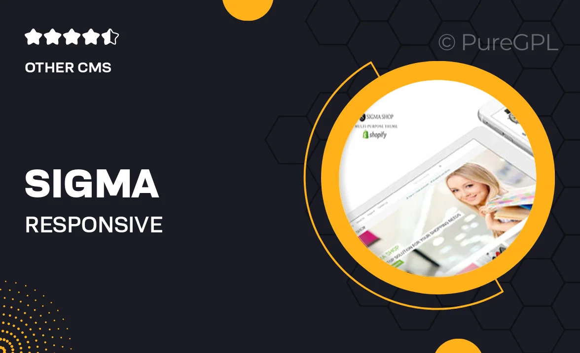 Sigma | Responsive Multipurpose Shopify Theme