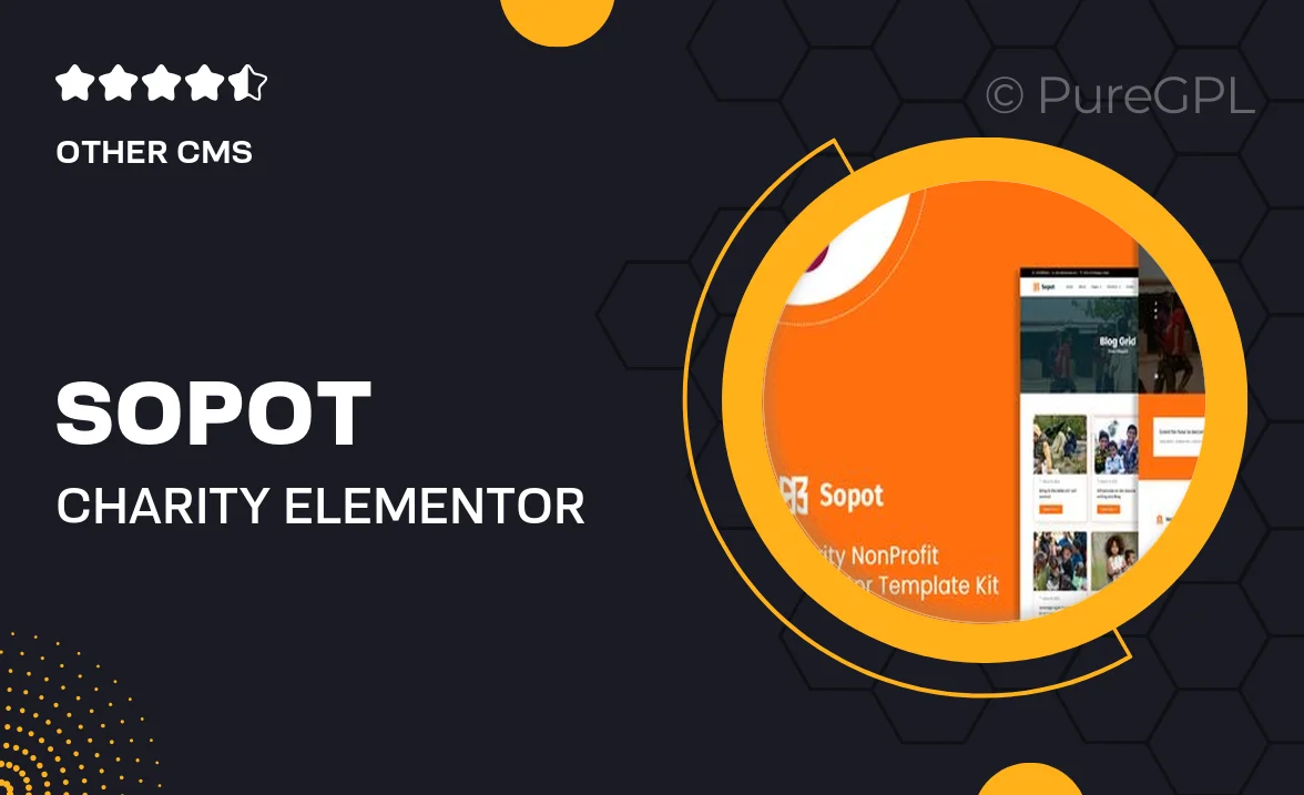 Sopot – Charity Elementor Pro Template Kit