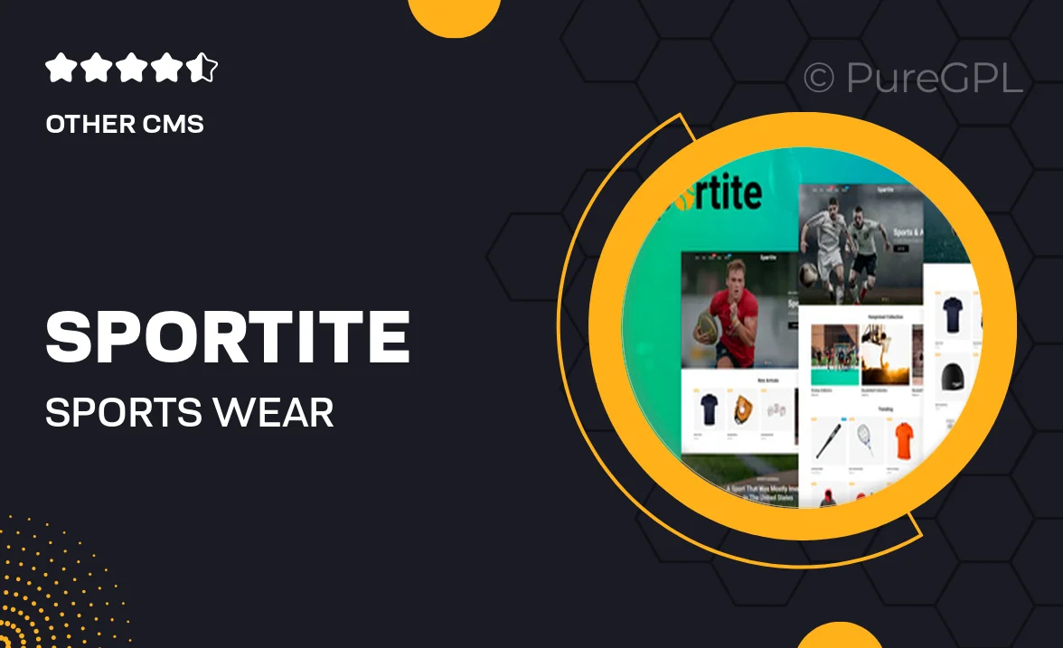 Sportite – Sports Wear & Accessories Shopify Theme