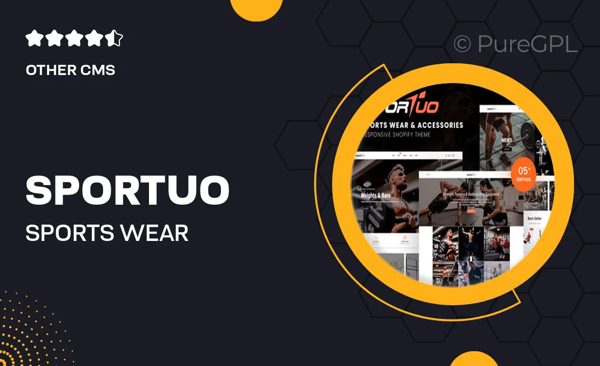 Sportuo – Sports Wear & Accessories Shopify Theme