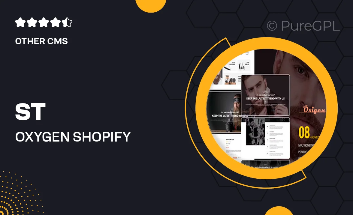 ST Oxygen – Shopify Theme