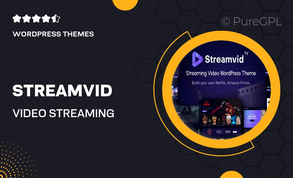 StreamVid – Video Streaming WordPress Theme