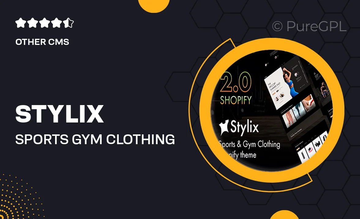 Stylix – Sports & Gym Clothing Shopify theme