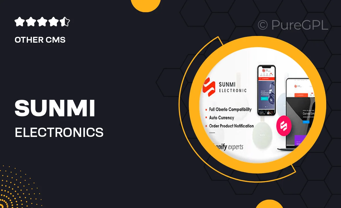 Sunmi – Electronics Responsive Shopify Theme