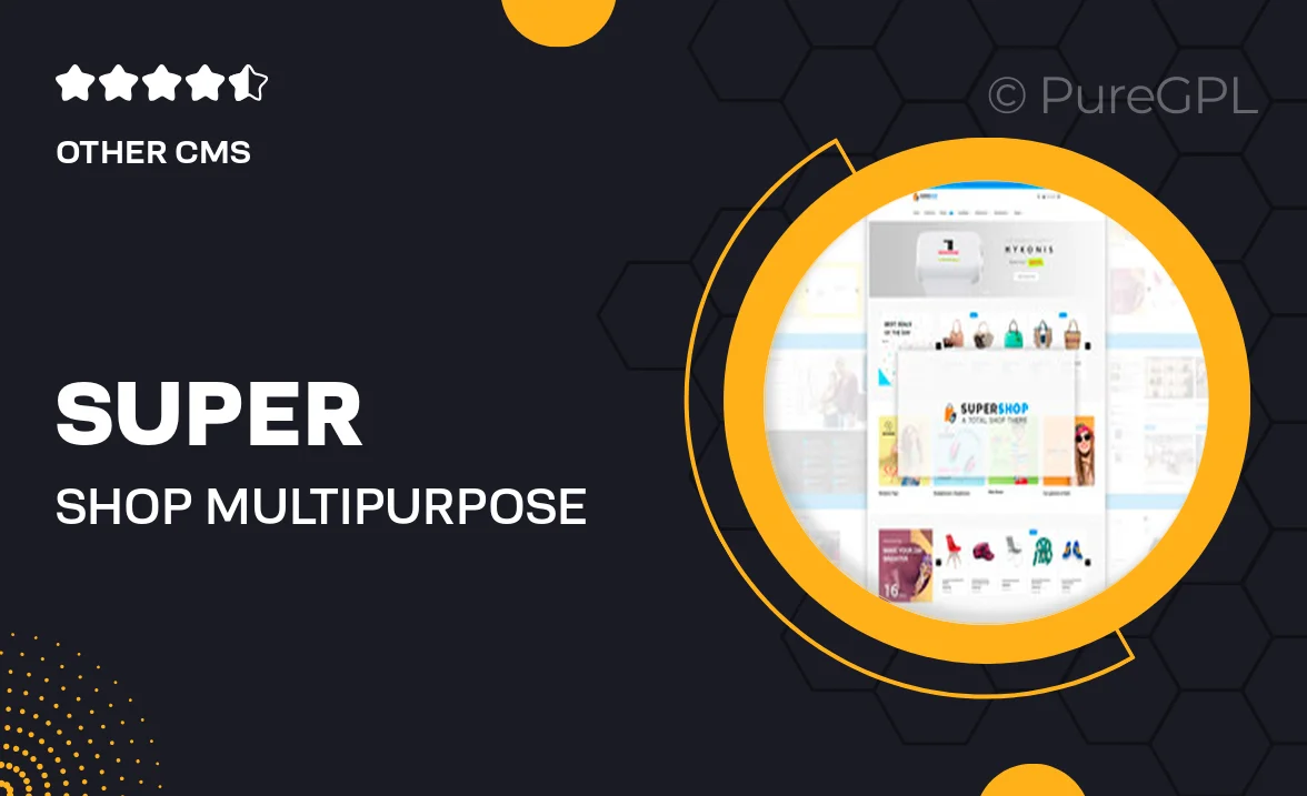 Super – Shop Multipurpose Multistore Shopify