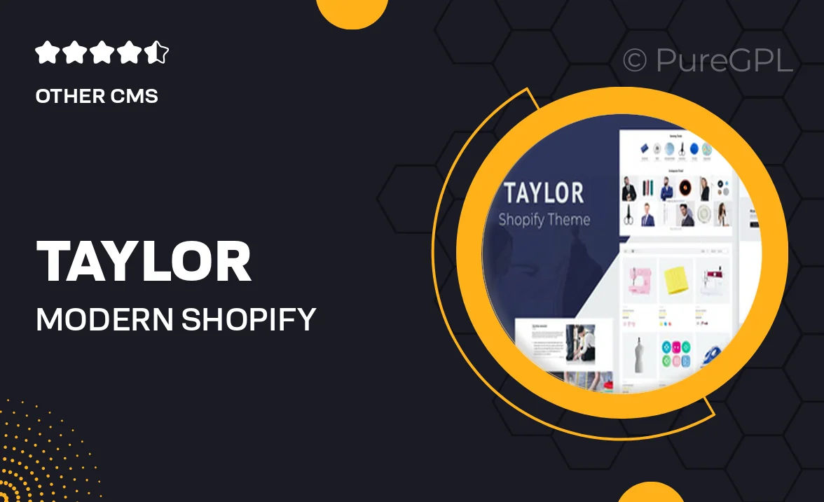 Taylor – Modern Shopify Fashion Theme