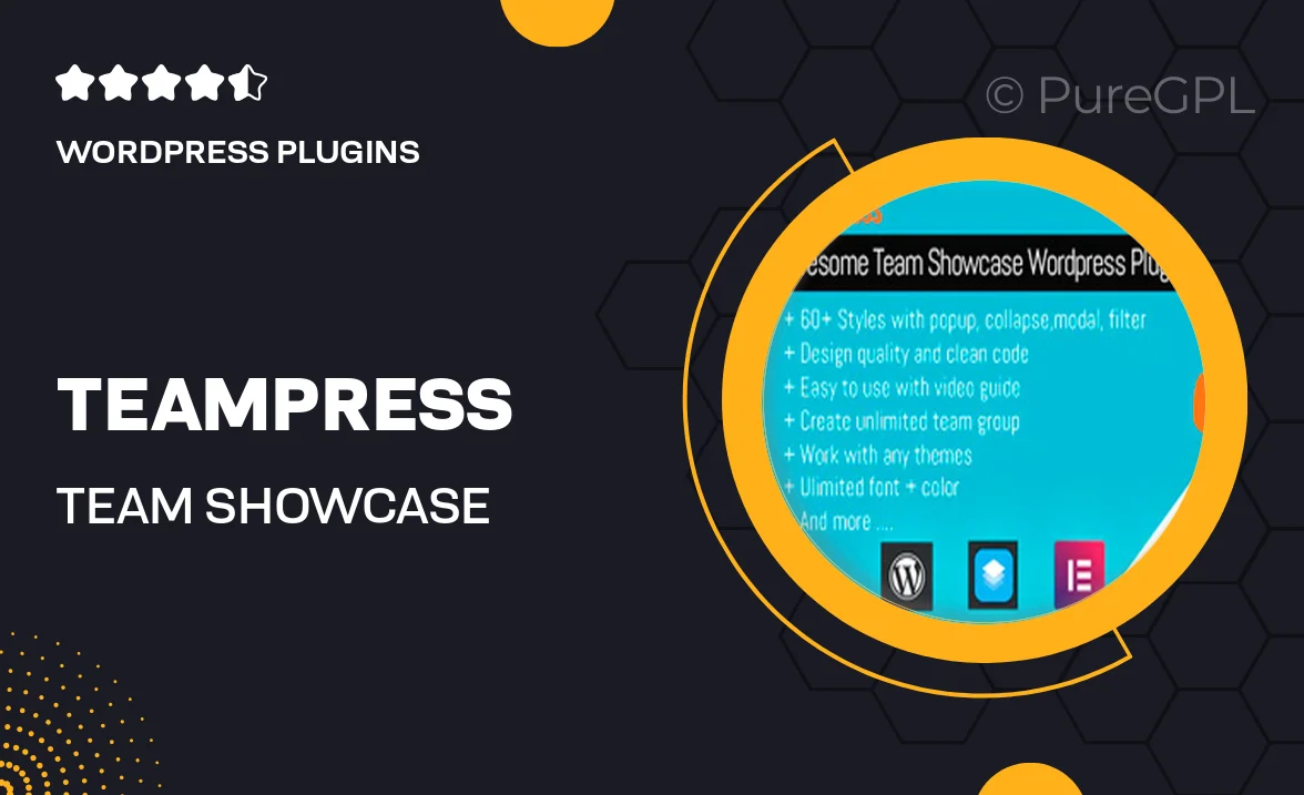 TeamPress – Team Showcase plugin