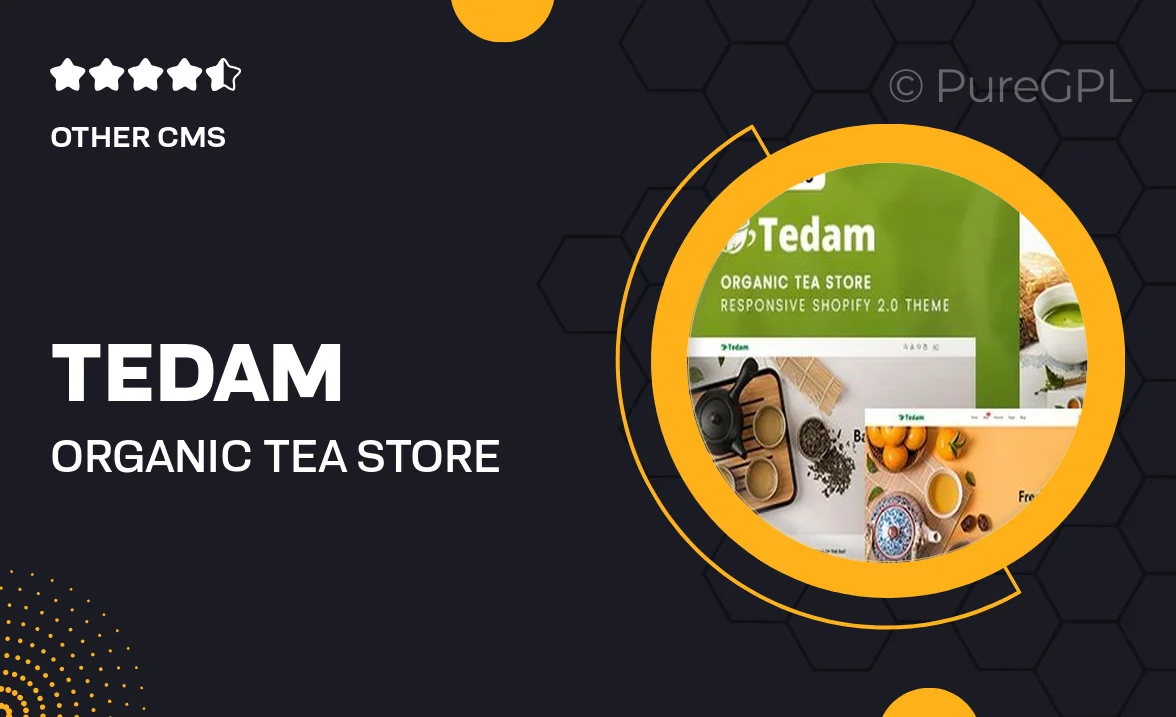 Tedam – Organic Tea Store Shopify 2.0 Theme