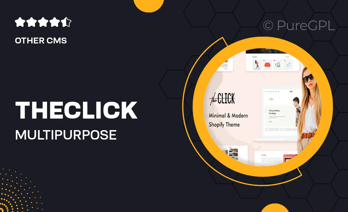 TheClick – Multipurpose Shopify Theme