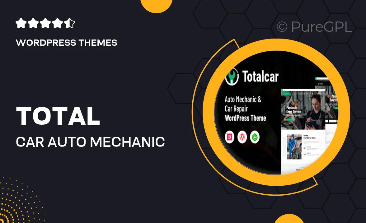 Total Car – Auto Mechanic & Car Repair WordPress Theme