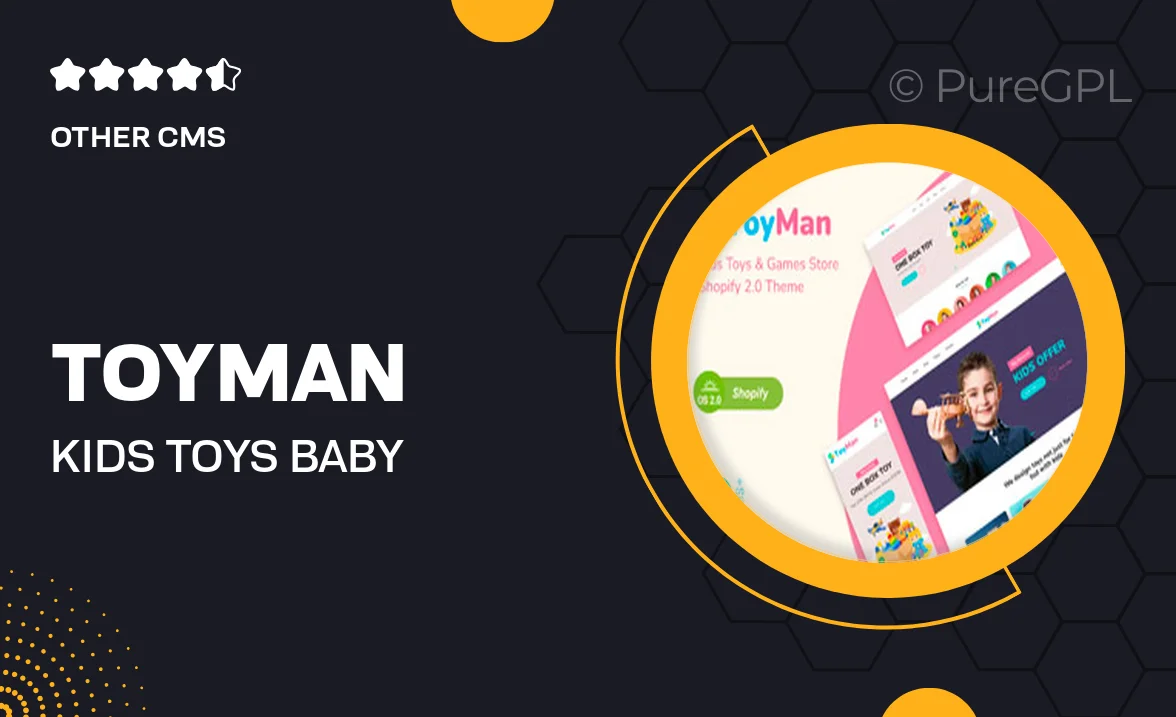 ToyMan – Kids Toys & Baby Store Shopify Theme