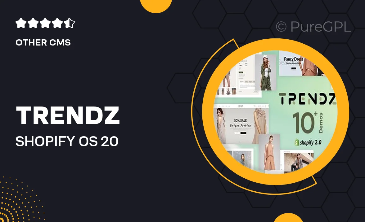 Trendz – Shopify OS 2.0 Clothing Shop