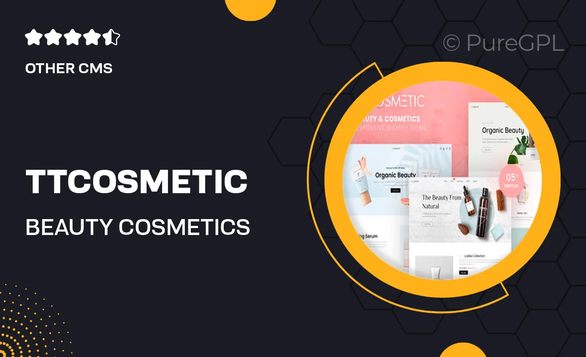 TTCosmetic – Beauty & Cosmetics Shop Shopify Theme