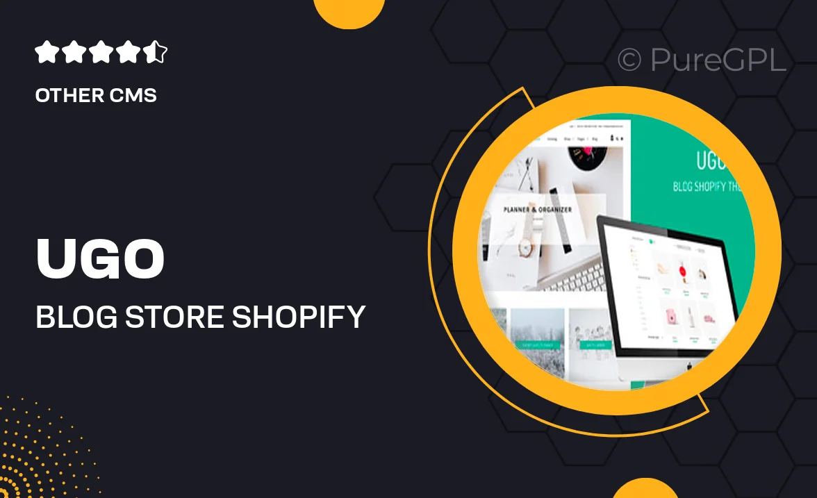 Ugo – Blog Store Shopify Theme