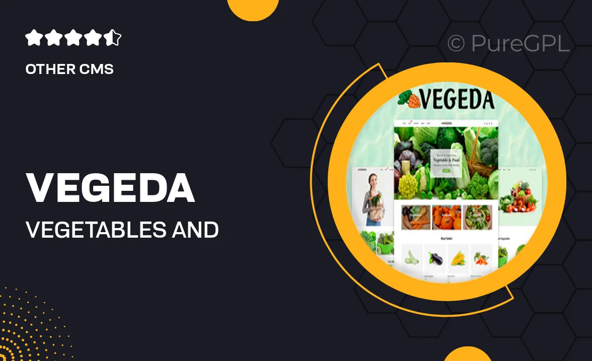 Vegeda – Vegetables And Organic Food Shopify Theme