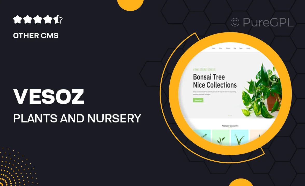 Vesoz – Plants And Nursery Shopify Theme