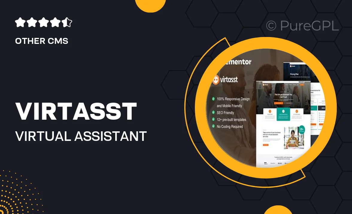 Virtasst – Virtual Assistant Service Elementor Template Kit