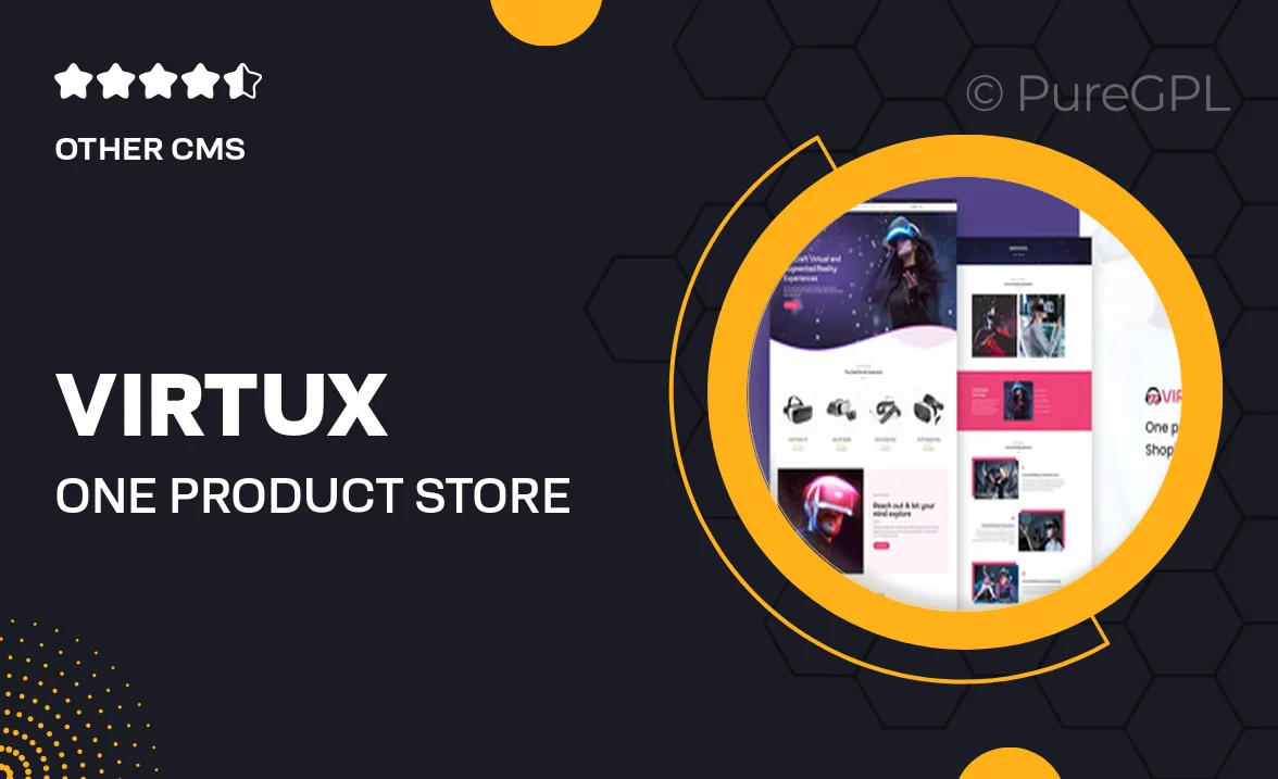 Virtux – One Product Store Shopify Template