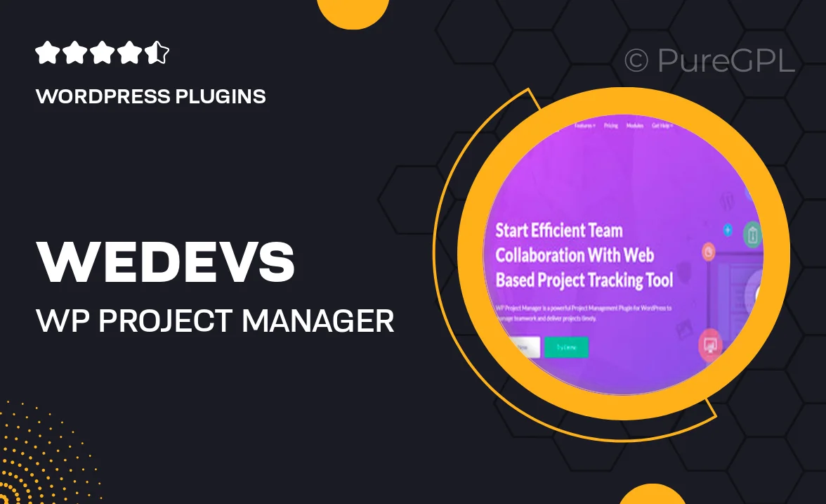 weDevs | WP Project Manager Pro