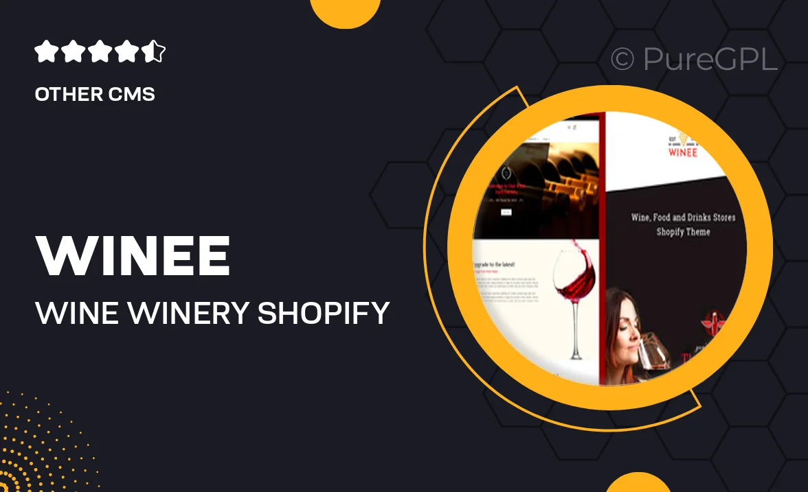 Winee – Wine, Winery Shopify Theme