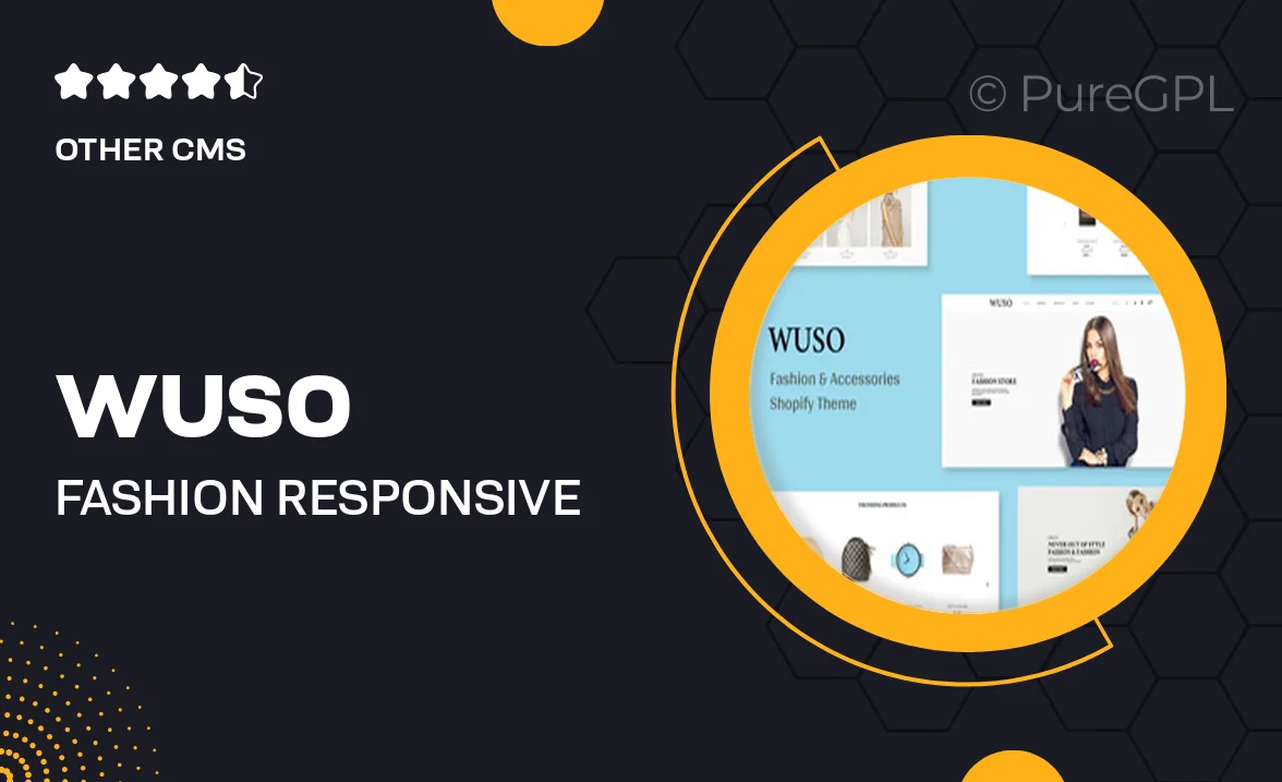 Wuso – Fashion Responsive Shopify Theme