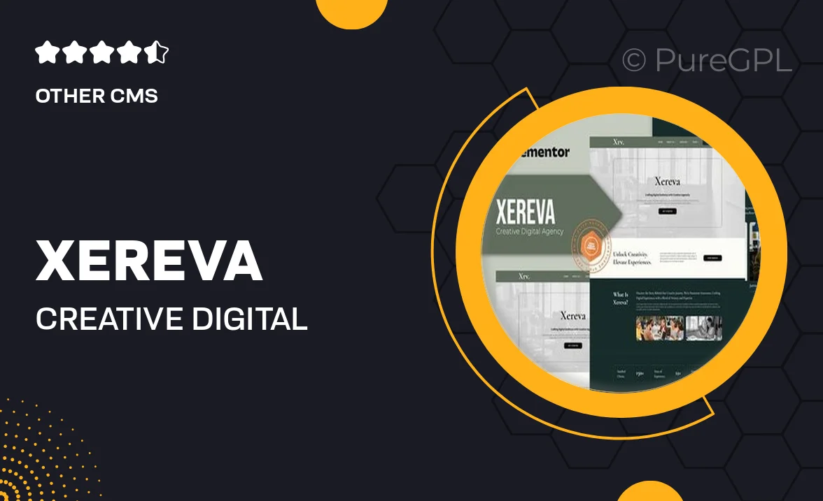 Xereva – Creative Digital Agency Elementor Template Kit