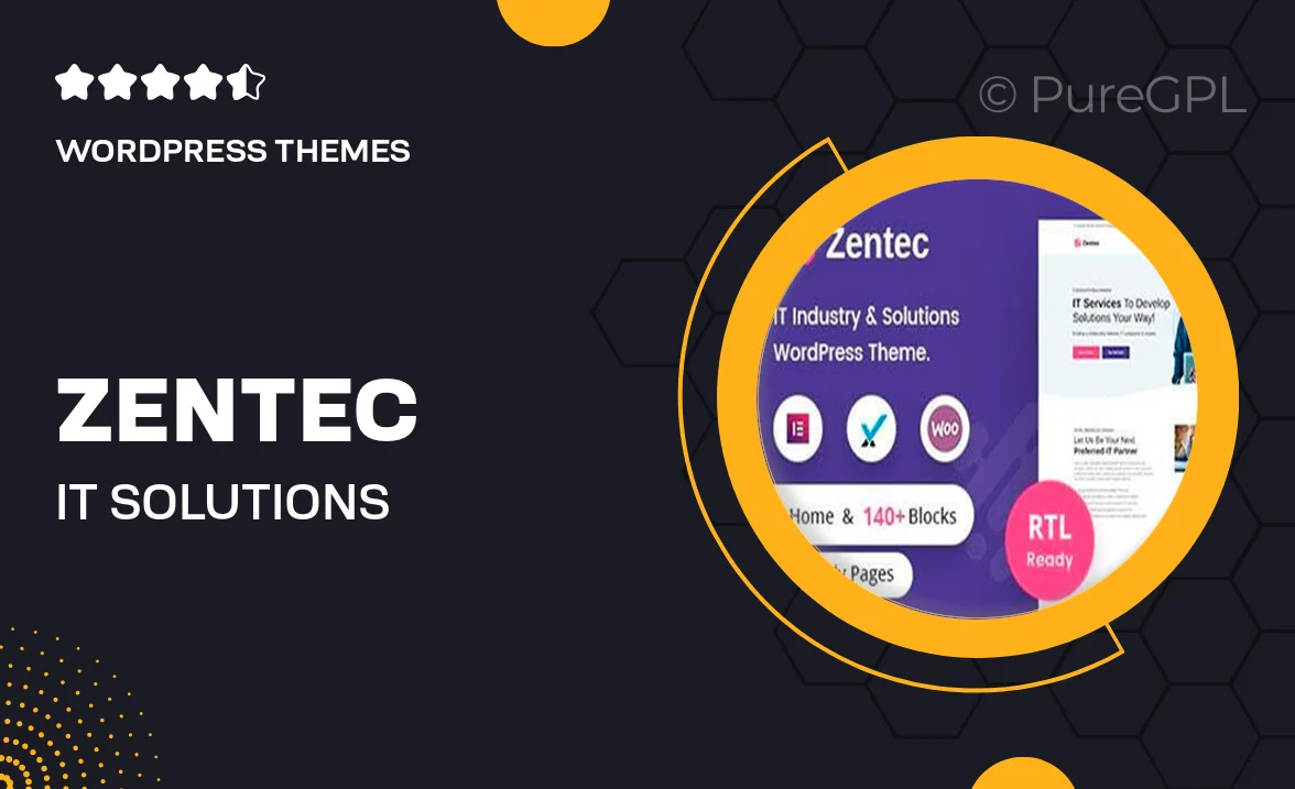 Zentec – IT Solutions Company WordPress Theme + RTL