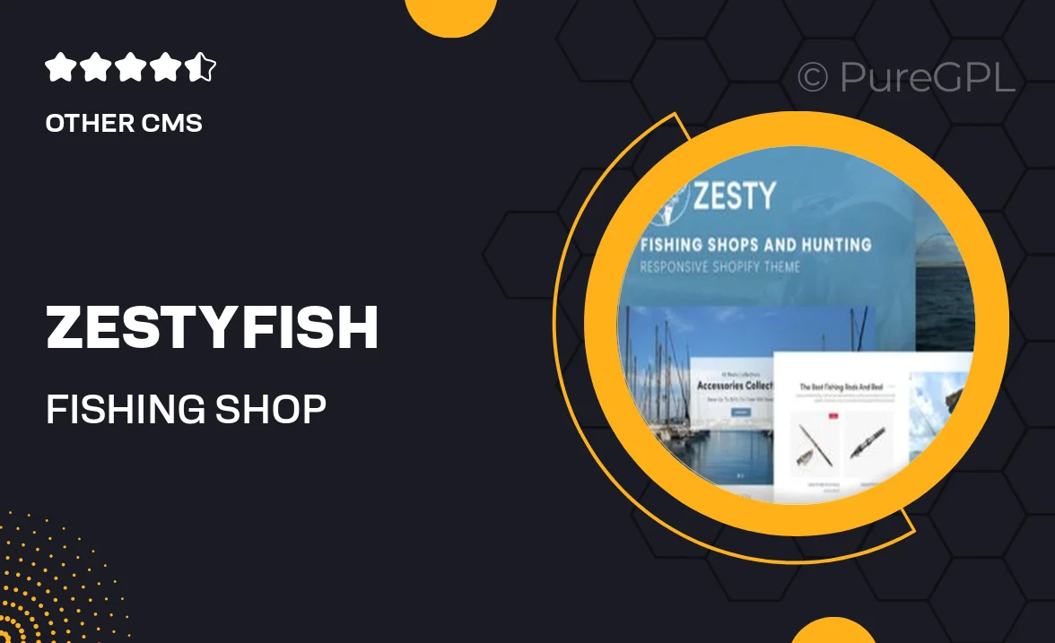 ZestyFish – Fishing Shop Responsive Shopify Theme