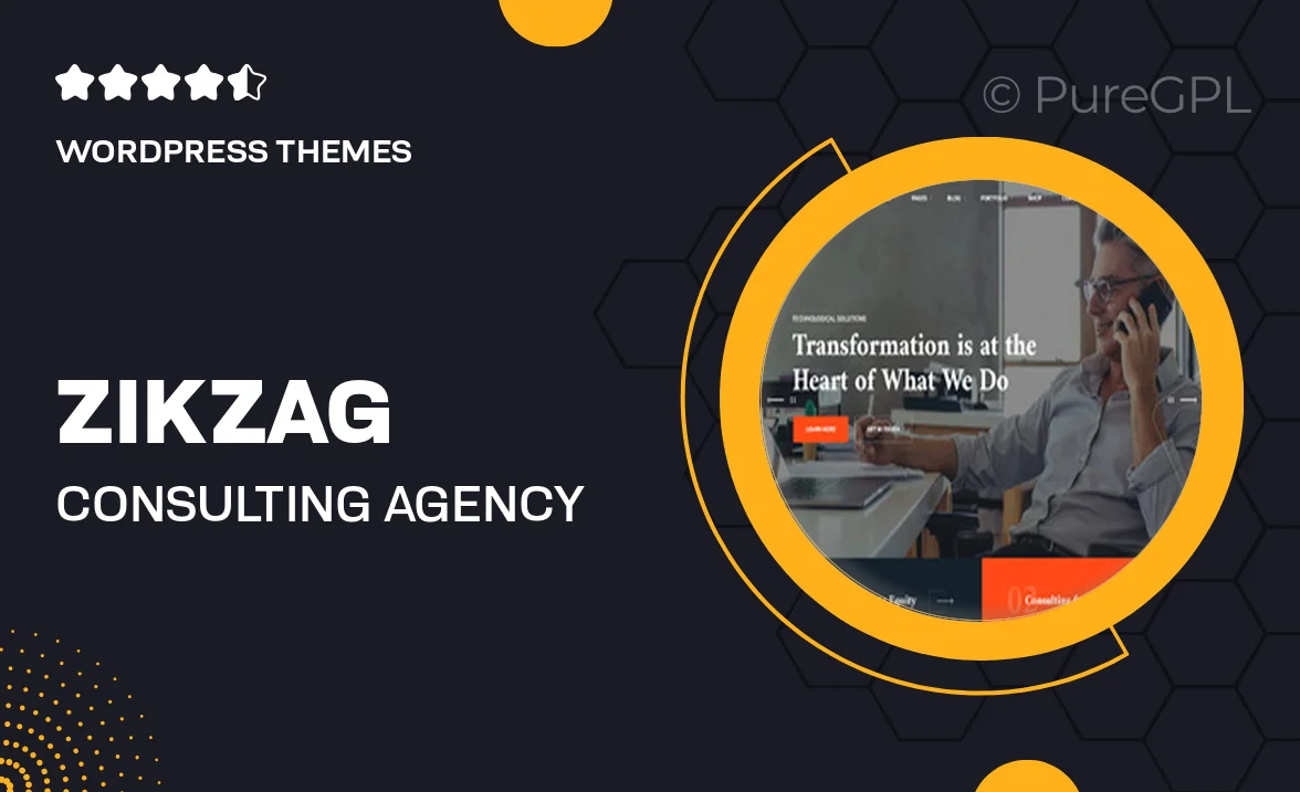 ZikZag – Consulting & Agency WordPress Theme