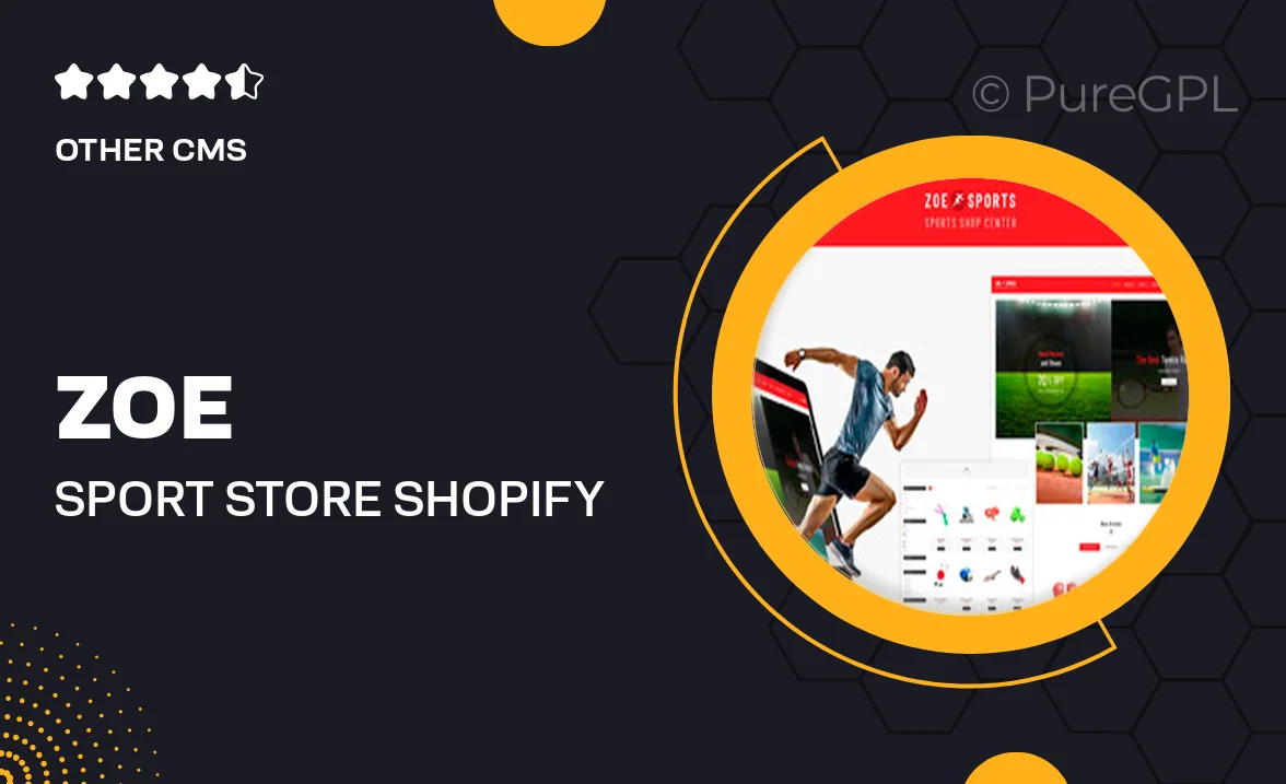 Zoe – Sport Store Shopify Theme