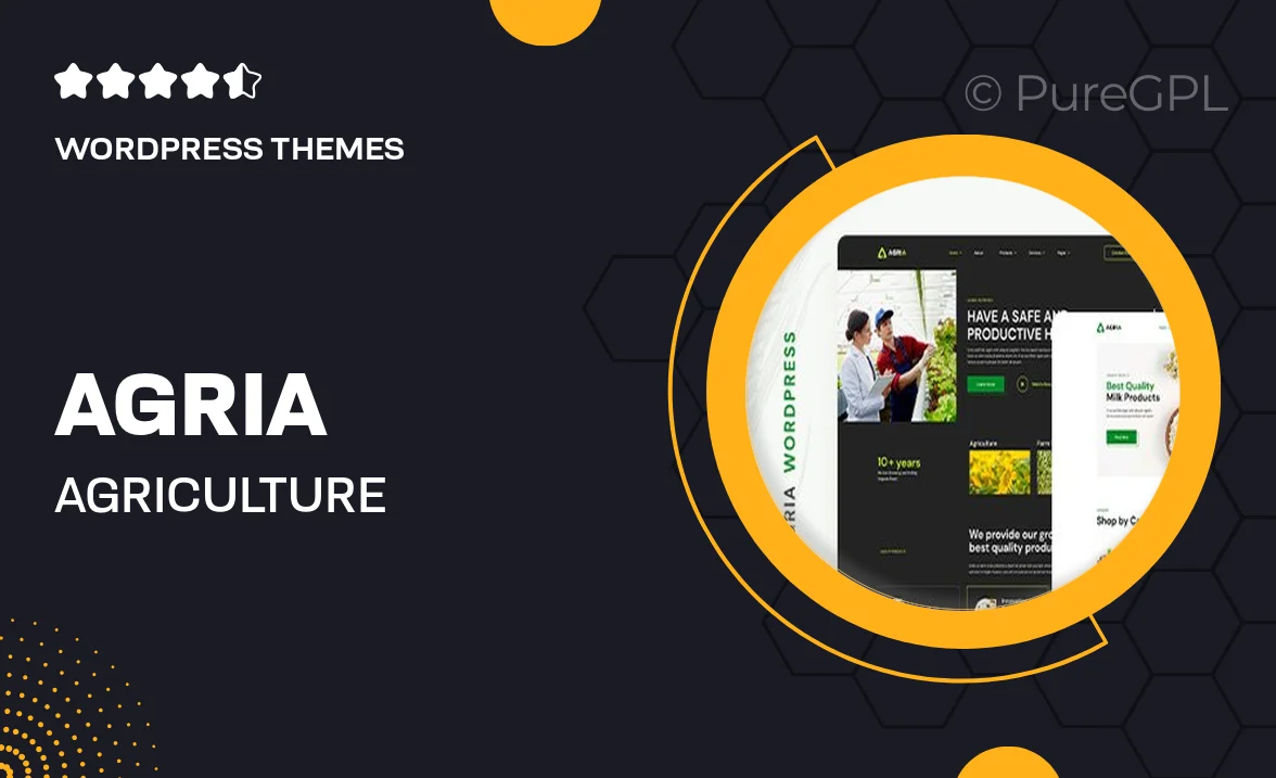 Agria – Agriculture WordPress Theme