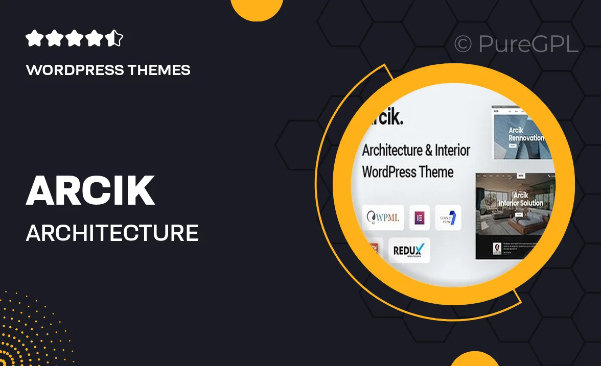 Arcik – Architecture WordPress Theme